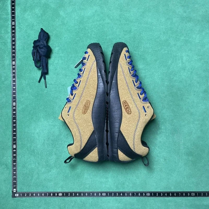 Tan-Blue Sneakers
