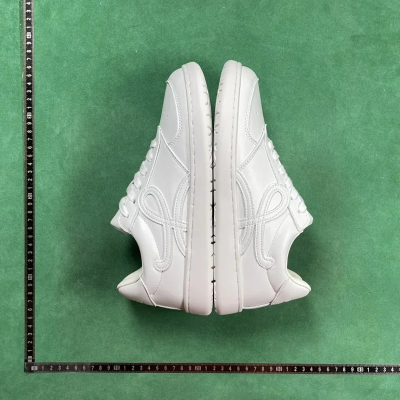 White; Black Sneakers