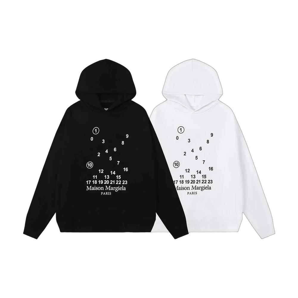 MM6 Maison Margiela Numbers Print Hoodie