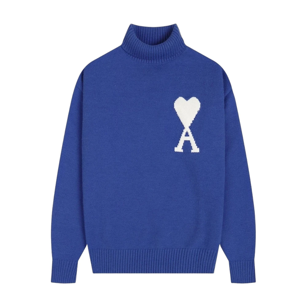 AMI Paris Ami de Coeur Turtleneck Sweater