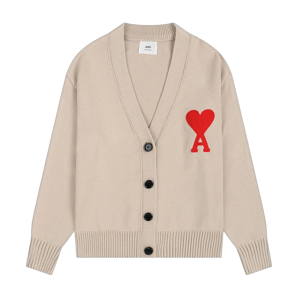 AMI Paris Ami de Coeur Cardigan