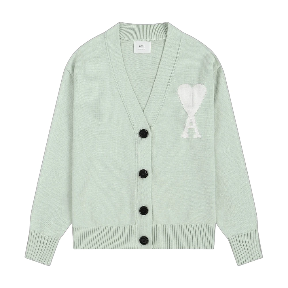 AMI Paris Ami de Coeur Cardigan
