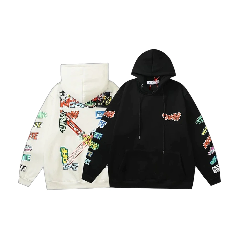 Off-White Multi-Logo Print Hoodie