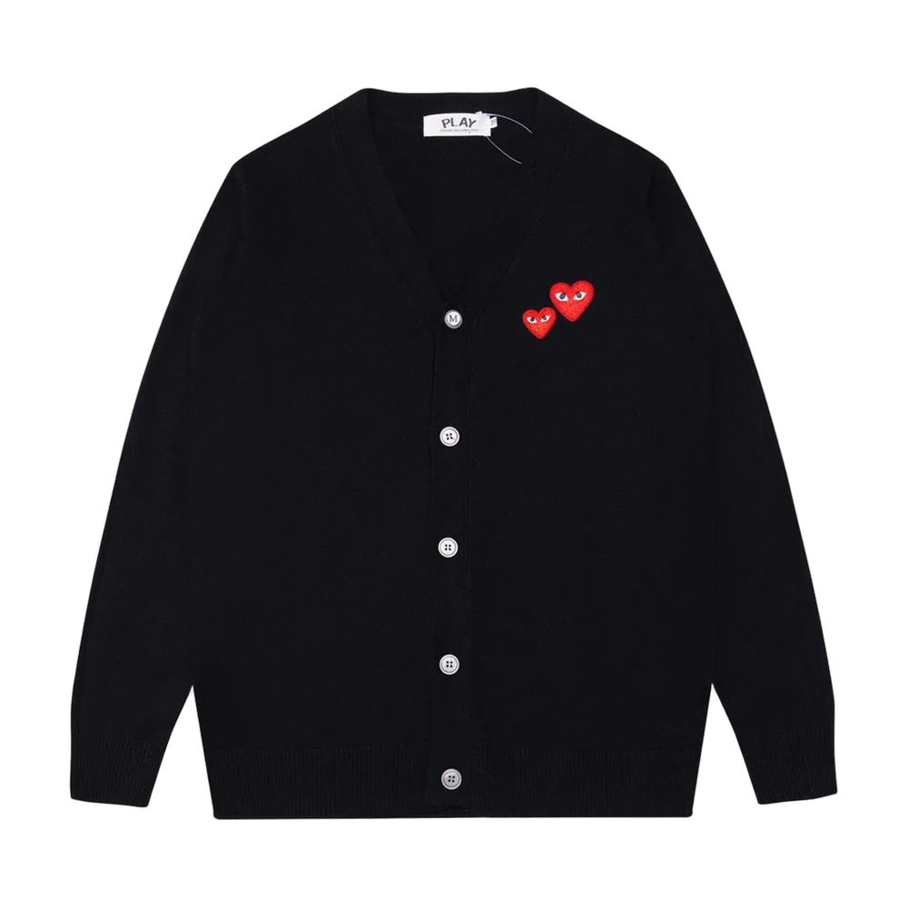 Comme des Garcons PLAY Double Heart Cardigan