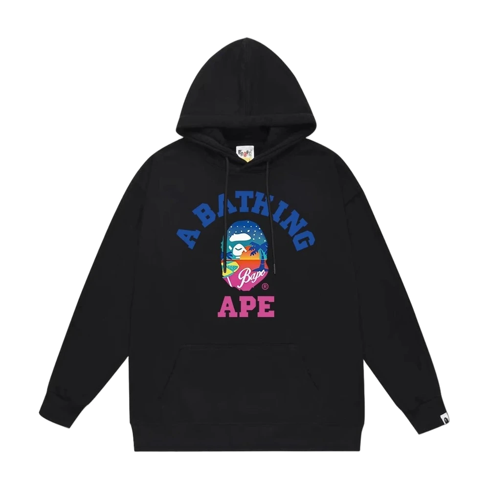 BAPE A Bathing Ape College Logo Hoodie