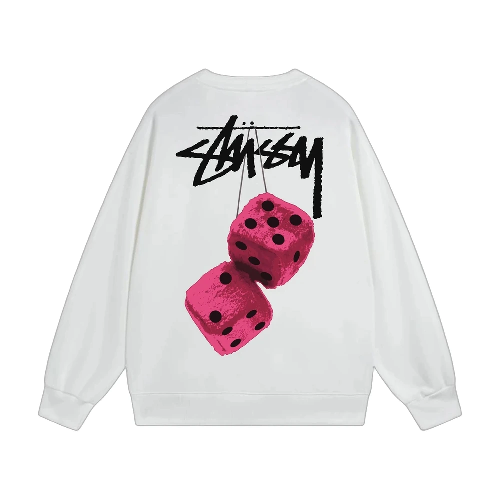 Stussy Fuzzy Dice Crewneck Sweatshirt