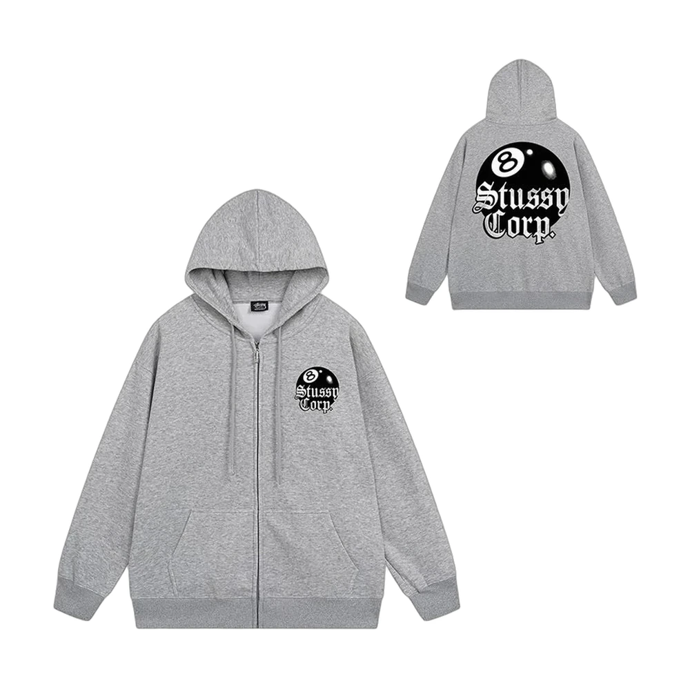 Stussy Corp 8-Ball Zip Hoodie