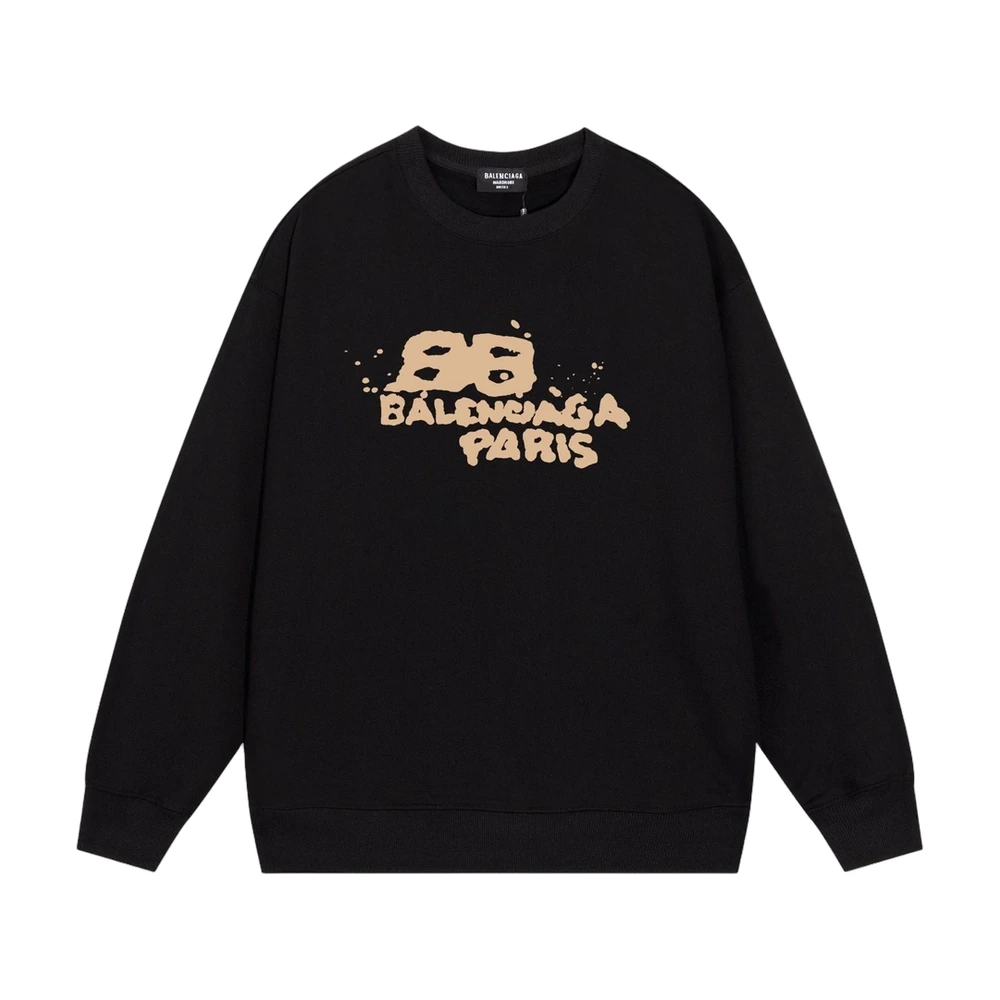 Balenciaga Paris Tape Logo Crewneck