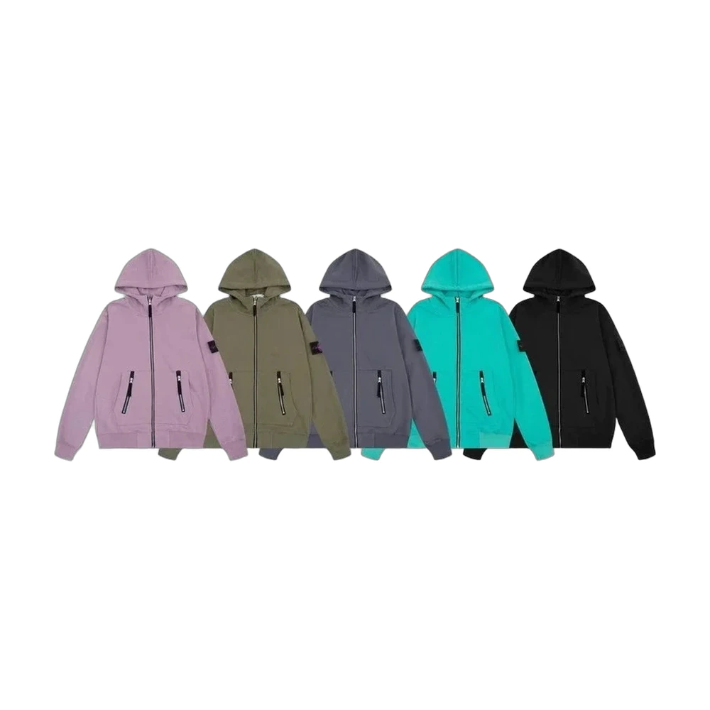 Stone Island Compass Badge Zip Hoodie