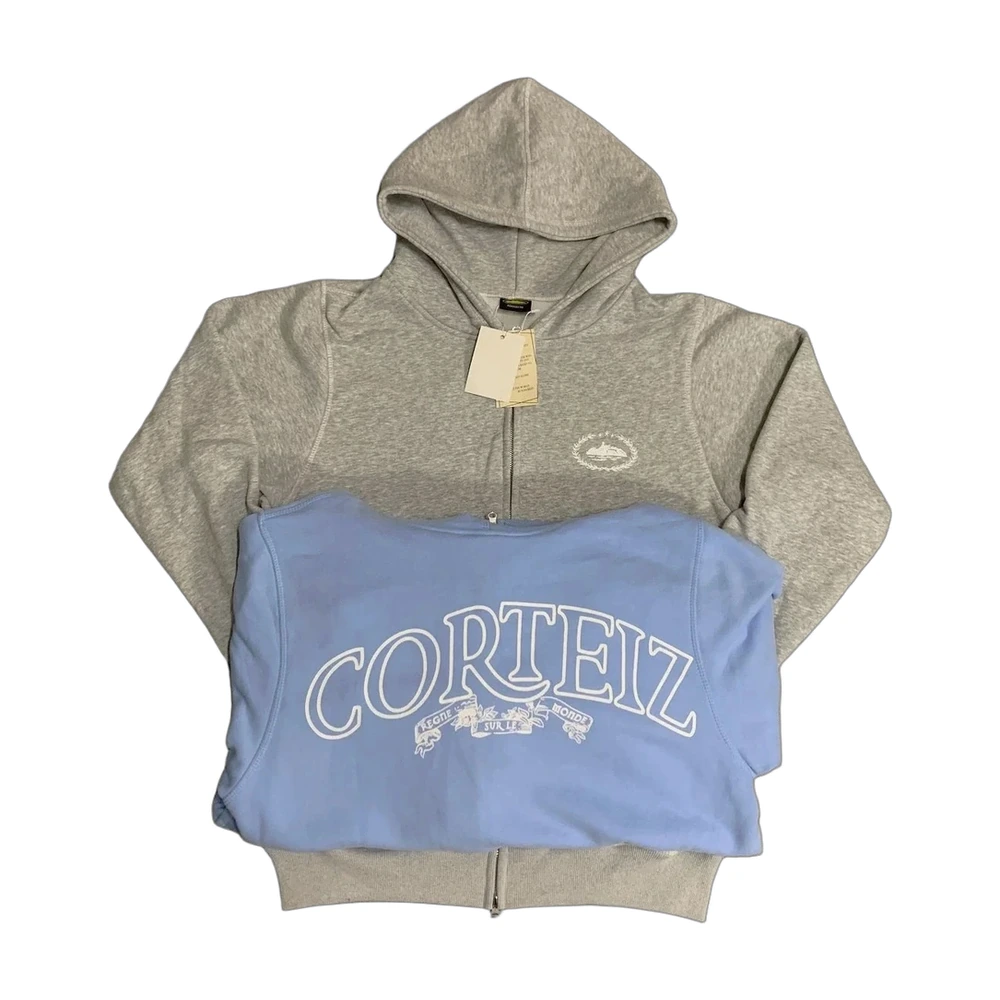 Corteiz Arch Logo Zip-Up Hoodie