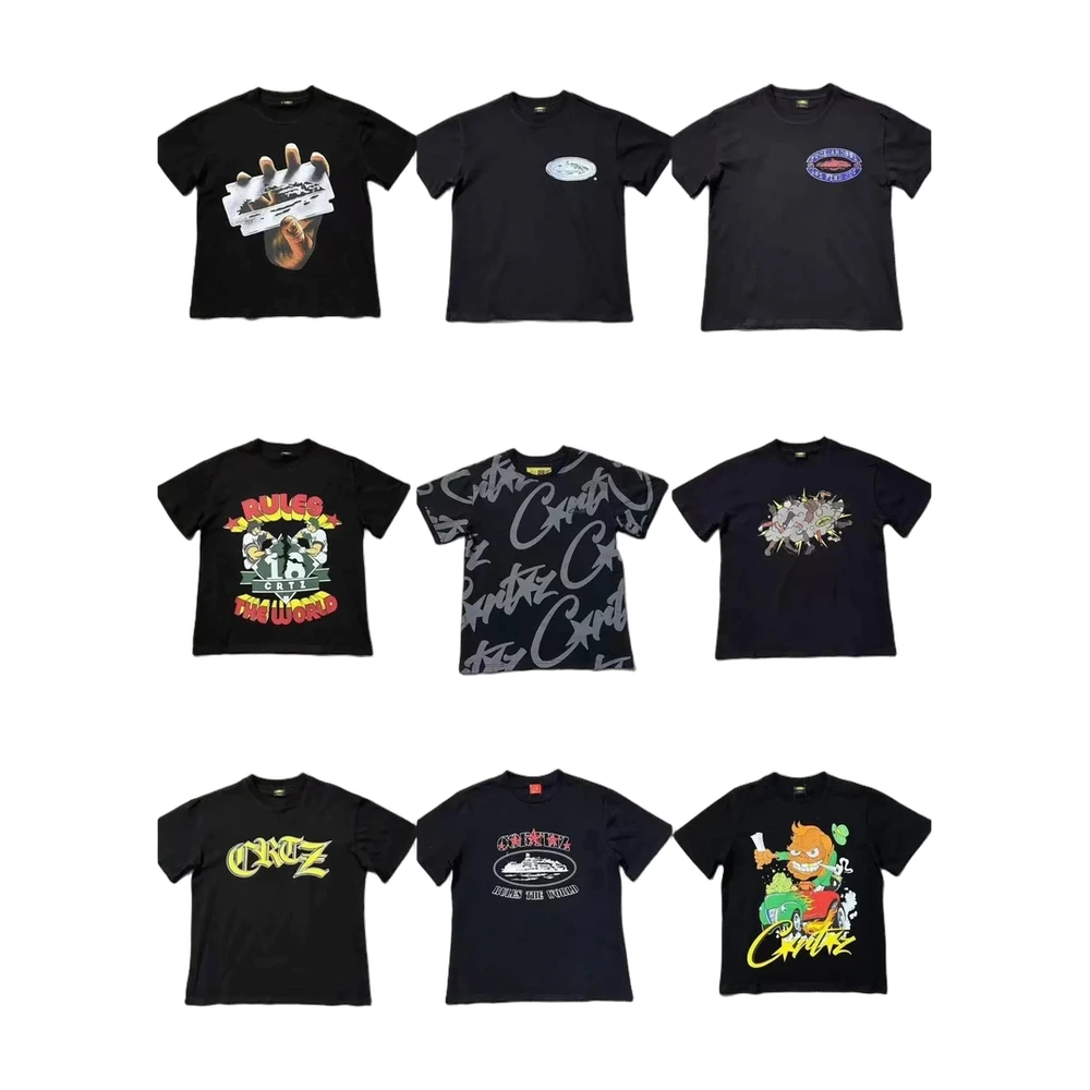 Corteiz Graphic Tee Black (Assorted Prints)