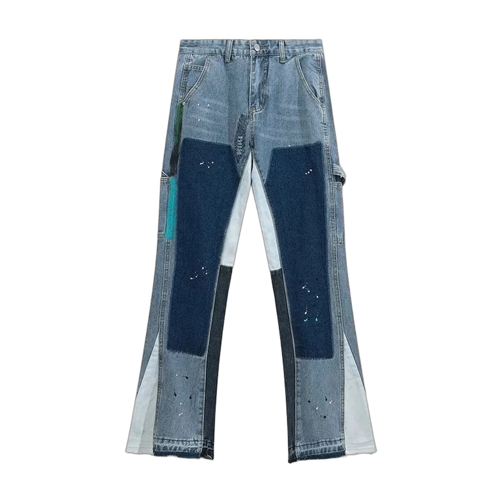 Gallery Dept. Paint-Splatter Flared Carpenter Jeans
