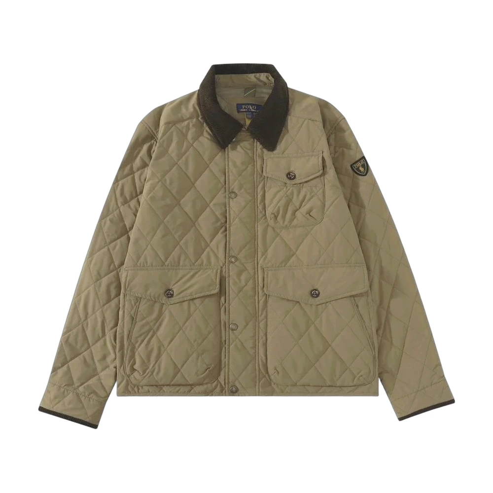 RRL Ralph Lauren Quilted Corduroy-Collar Jacket