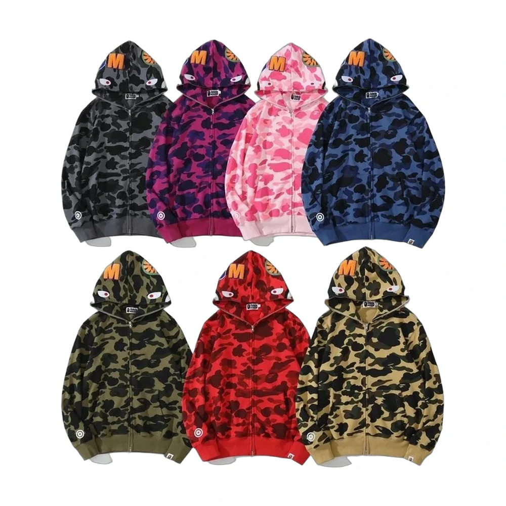 BAPE ABC Camo Shark Full-Zip Hoodie