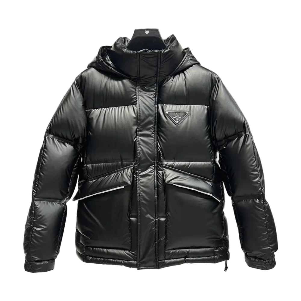 Prada Hooded Down Puffer Jacket