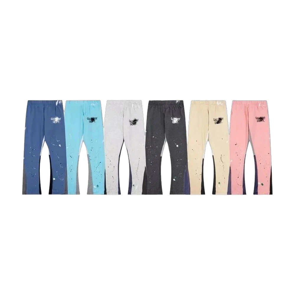 Gallery Dept. La Flare Paint-Splatter Flared Sweatpants