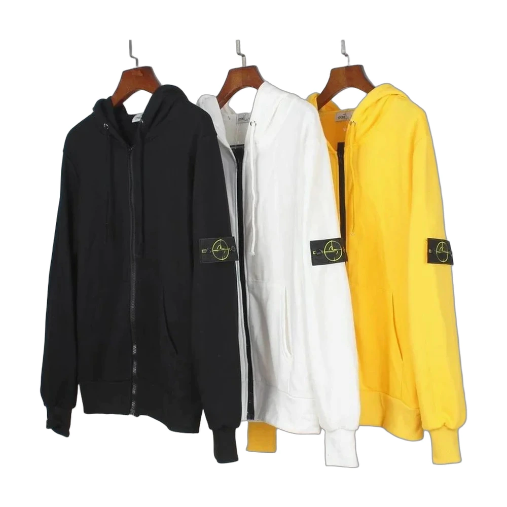 Stone Island Compass Badge Zip Hoodie