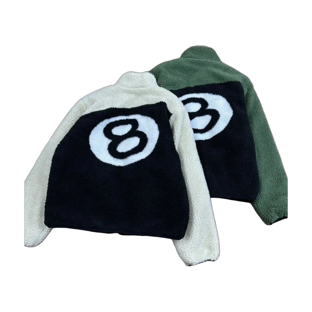Stussy 8 Ball Sherpa Fleece Jacket