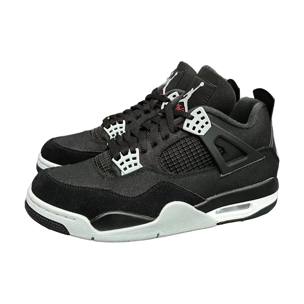 Air Jordan 4 Black Canvas