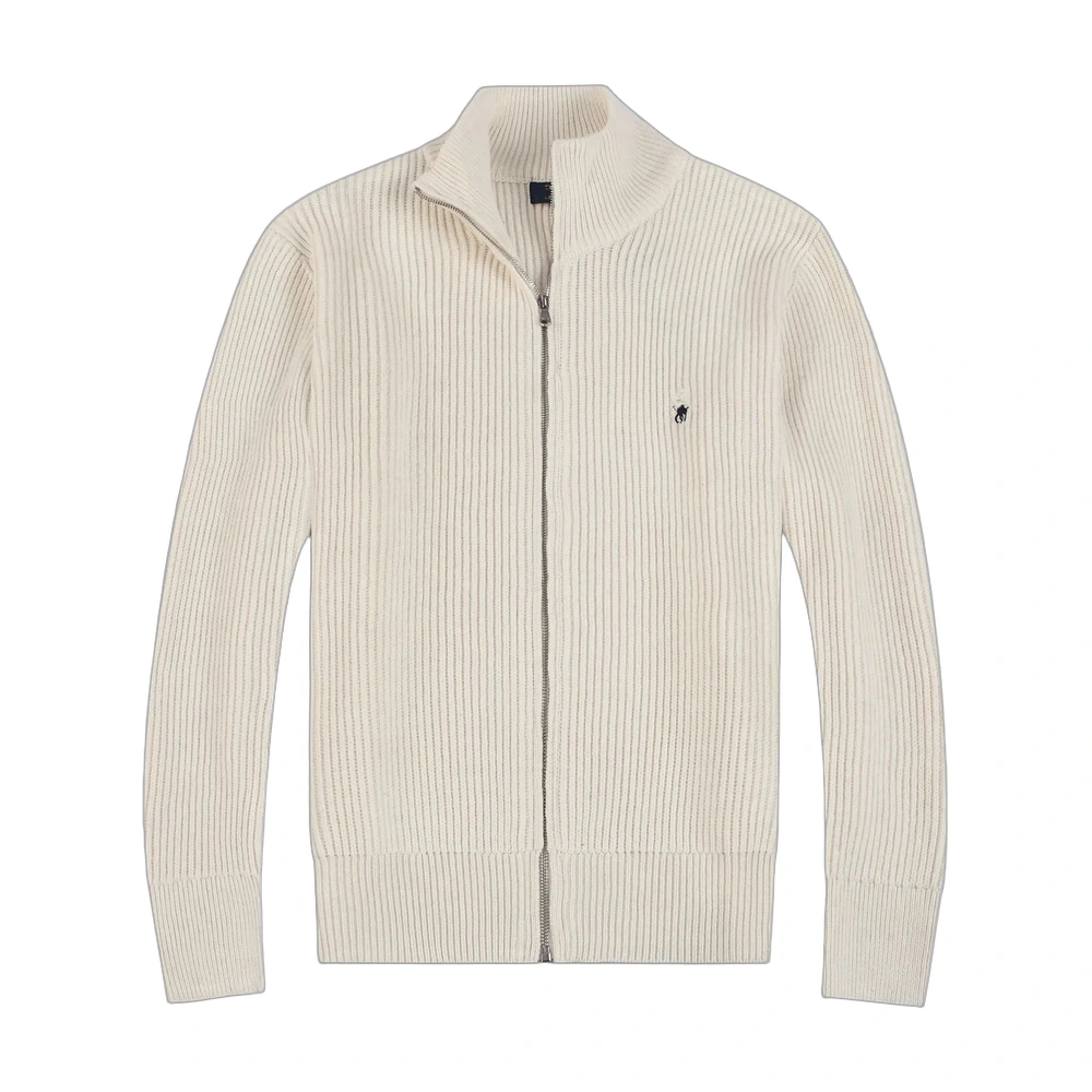 Polo Ralph Lauren Ribbed Full-Zip Cardigan