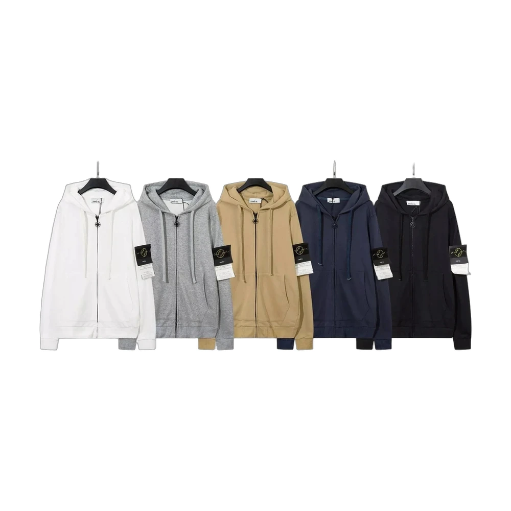 Stone Island Compass Badge Zip Hoodie