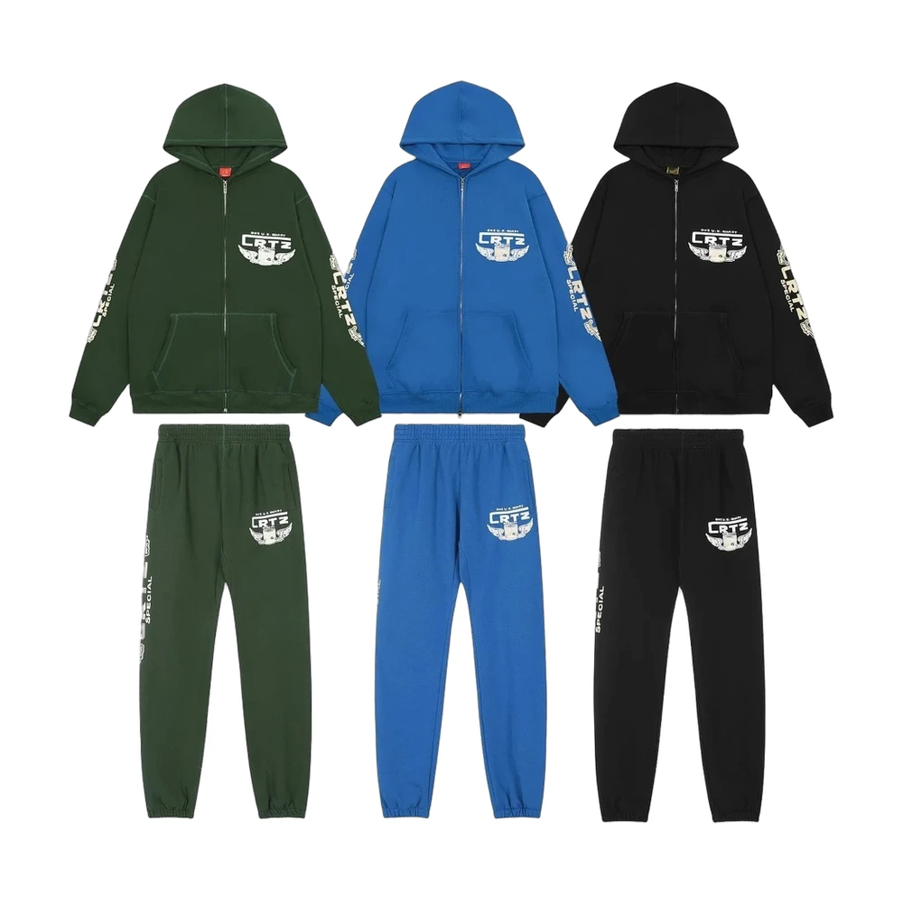 Corteiz Zip Hoodie Tracksuit
