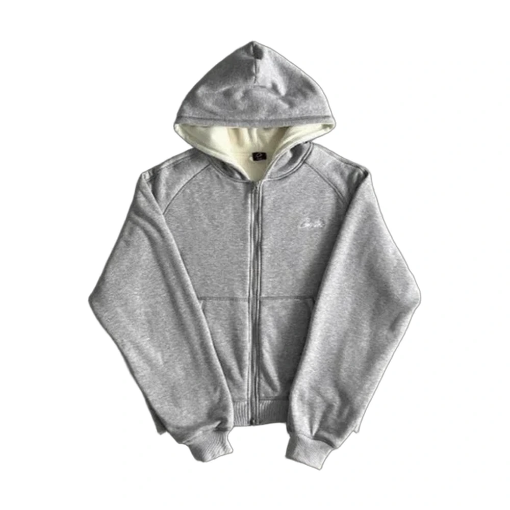 Corteiz Script Logo Zip-Up Hoodie