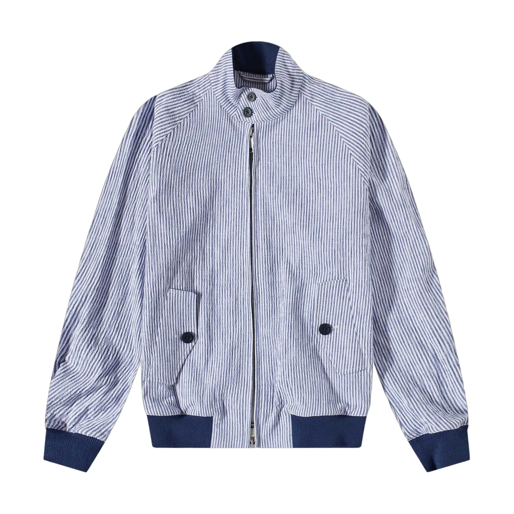 Striped Harrington Jacket