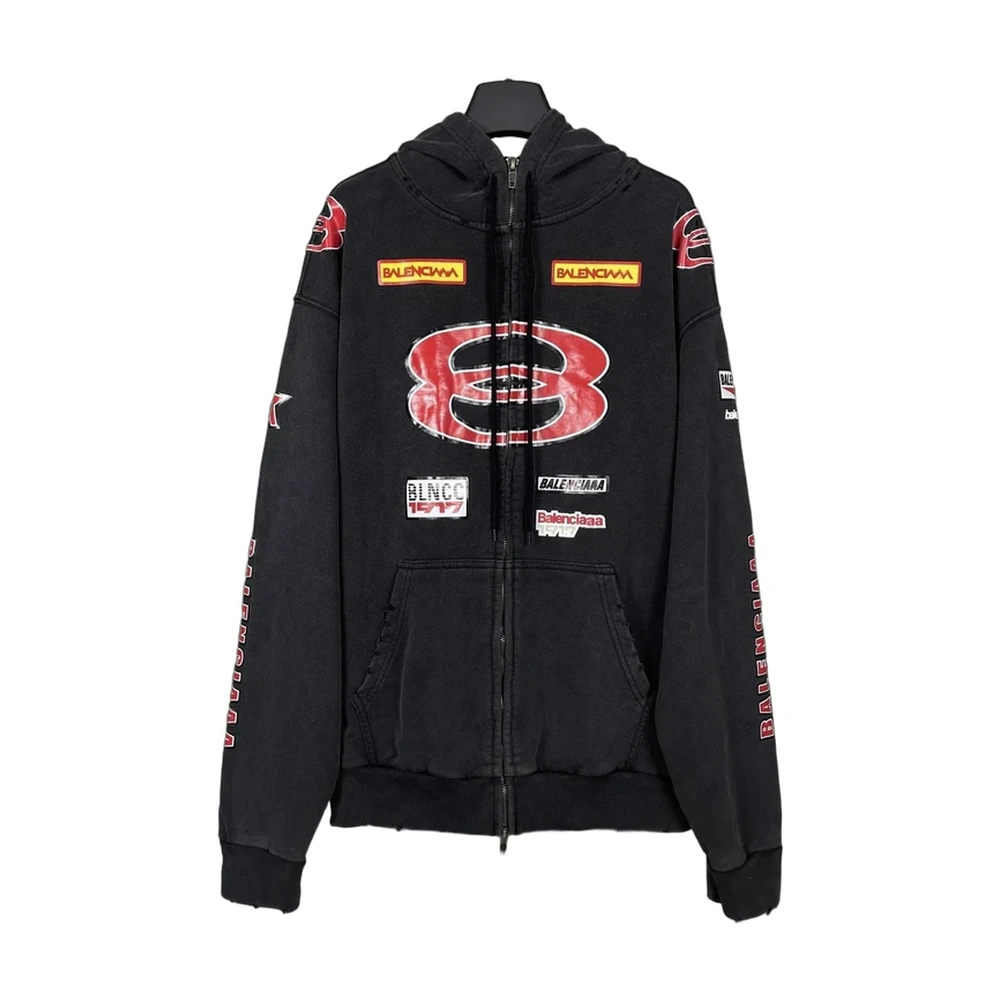 Balenciaga Racing Zip-Up Hoodie