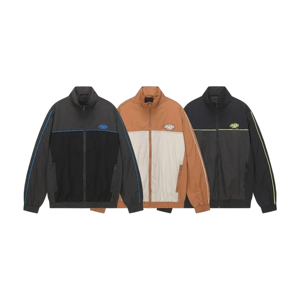 S&W Color Block Nylon Track Jacket