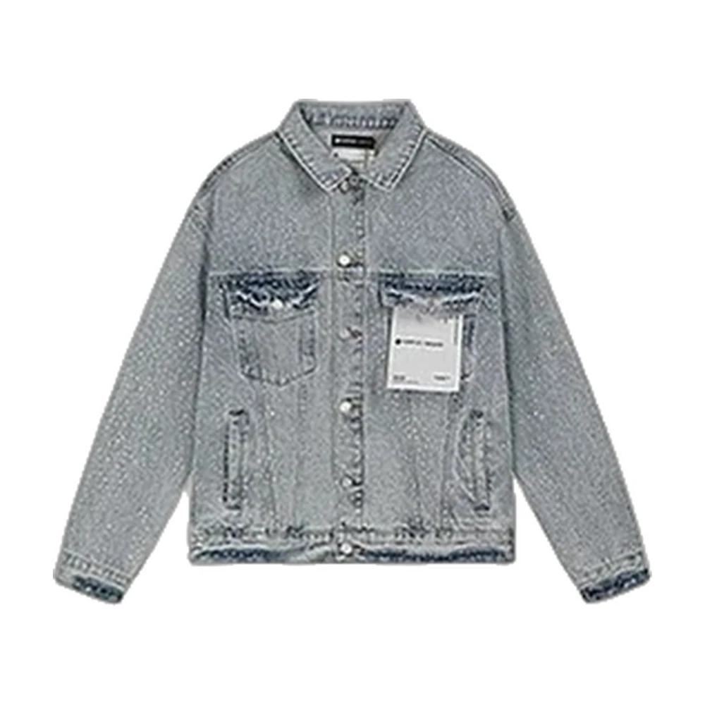 Purple Brand Distressed Denim Jacket