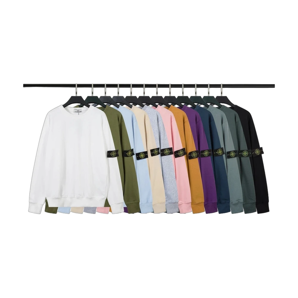 Stone Island Compass Badge Crewneck Sweatshirt