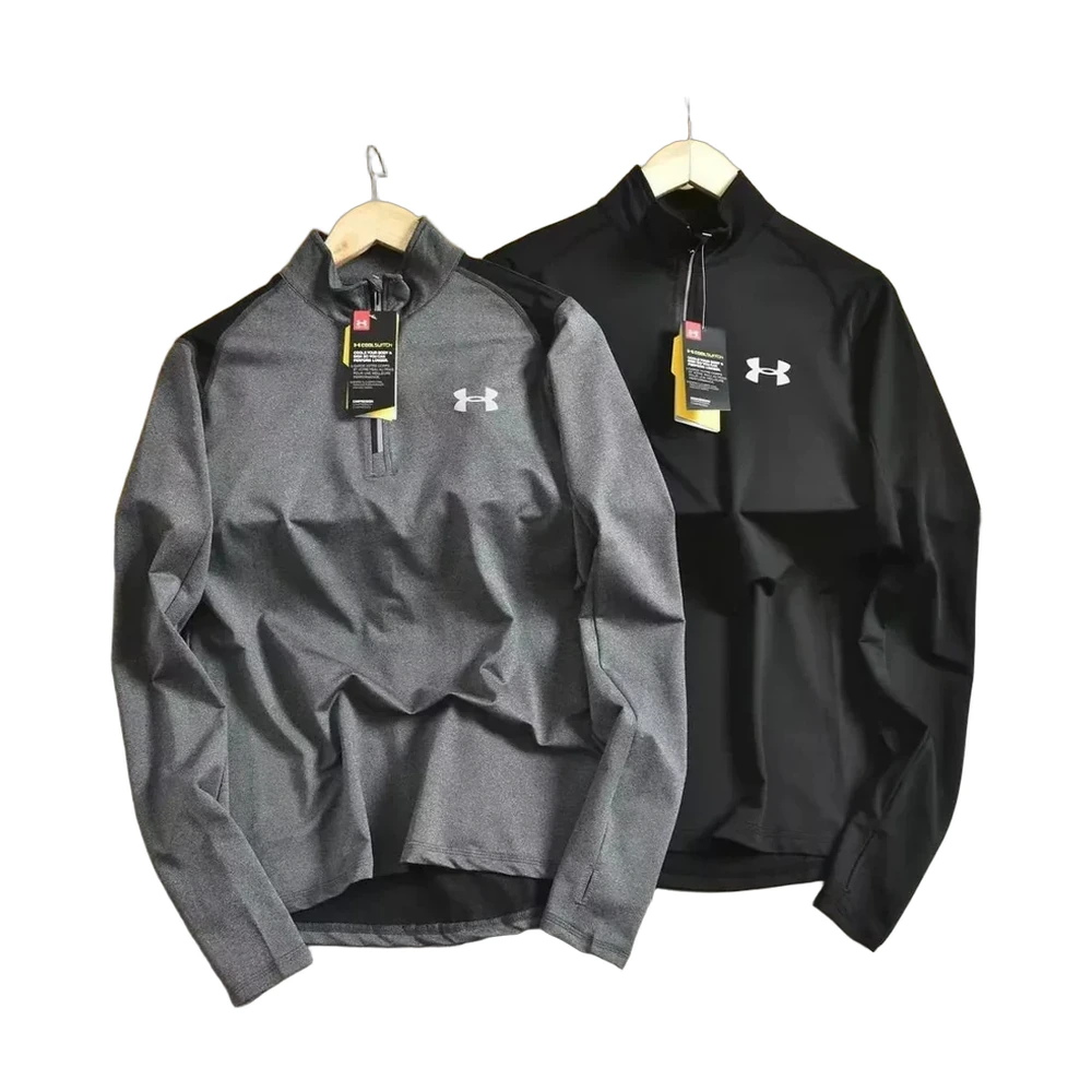 Under Armour Half-Zip Pullover Grey/Black