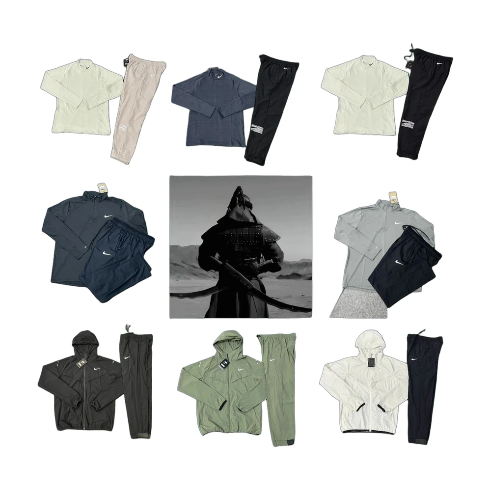 Nike Windrunner Hooded Jacket + Joggers Tracksuit Set
