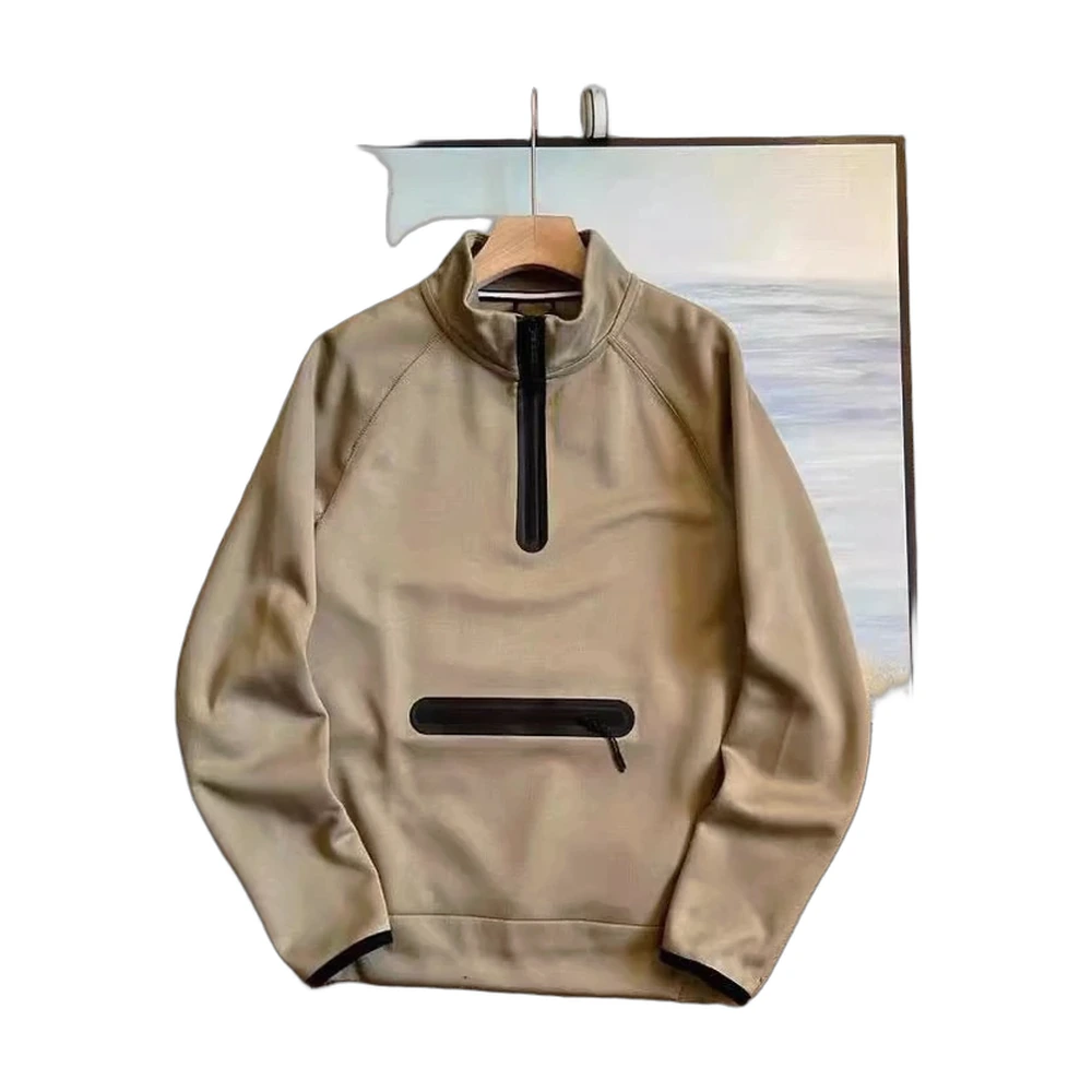 Nike Tech Fleece Half-Zip Pullover - Khaki