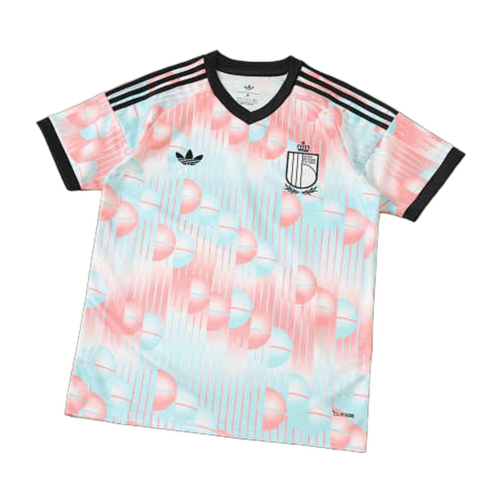 Belgium 2026 Away Jersey - Pink/Blue Player Version
