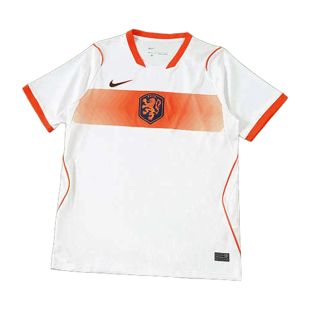 Netherlands Away Jersey (White/Orange)