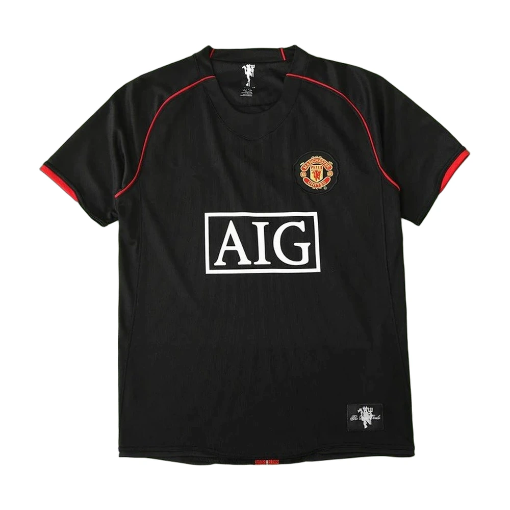 Manchester United 07/08 Away Jersey Black (AIG)