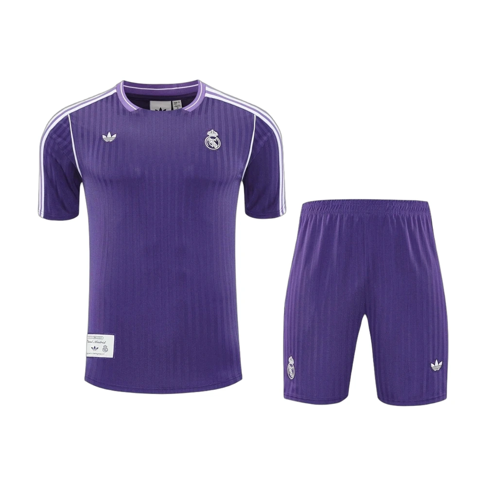 Real Madrid Purple Training Suit (Top & Shorts)