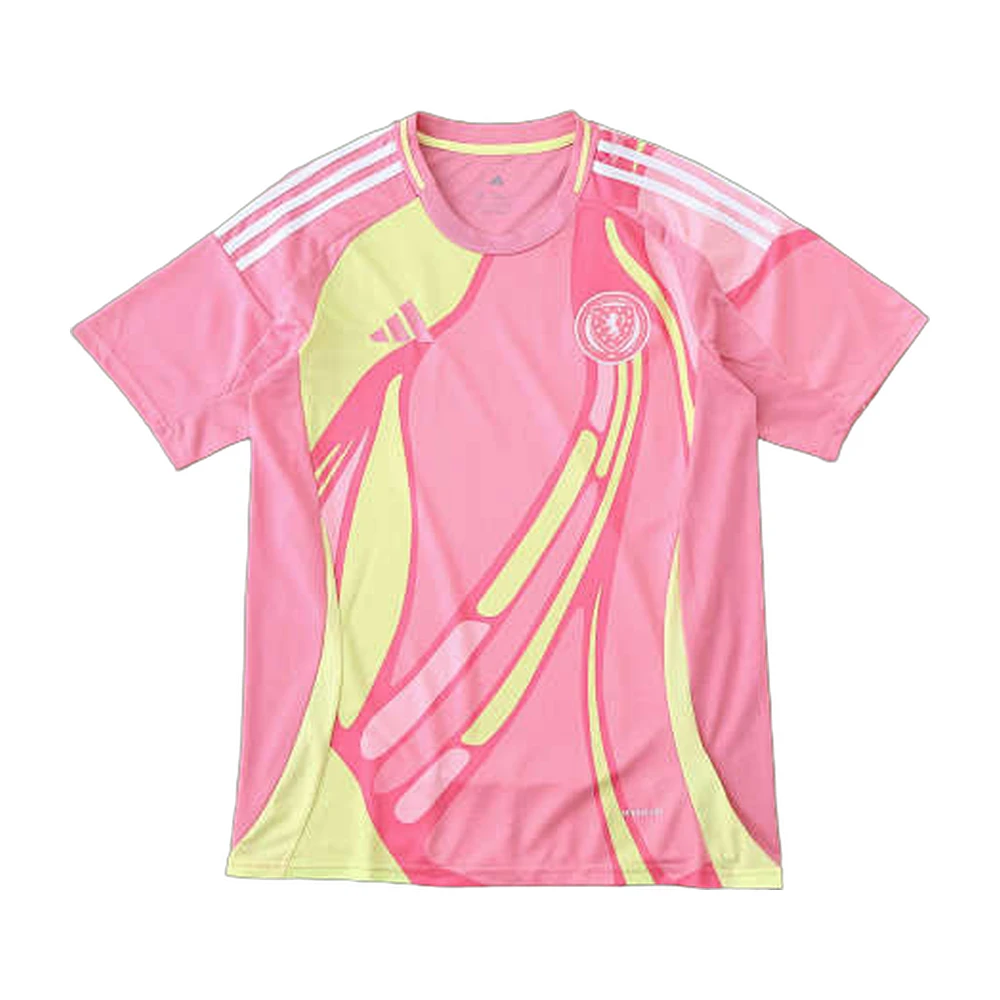 Scotland Away Jersey (Pink/Coral Pinstripe)