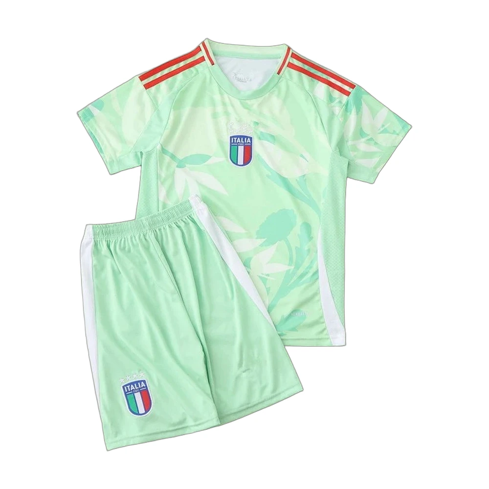 Italy 2025/26 Away Kids Kit Mint Green