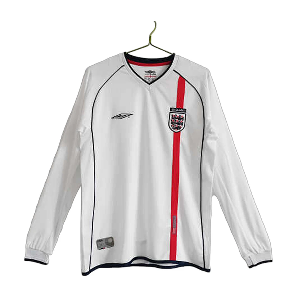 England 2002 Home Long-Sleeve Jersey (White)