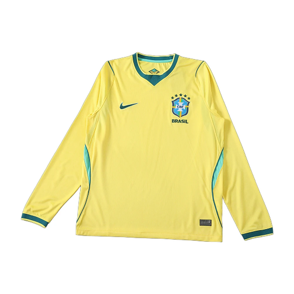 Brazil National Team 2026 World Cup Home Long-Sleeve Jersey Yellow