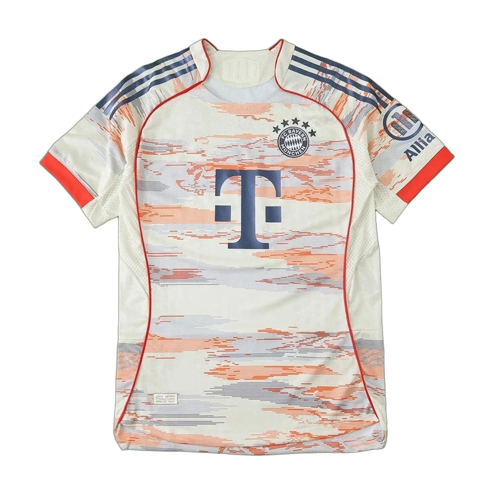 Bayern Munich 25/26 Away Jersey (Cream/Orange)