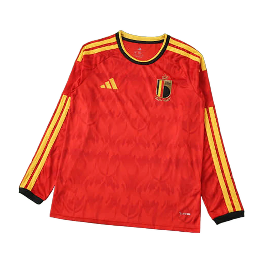 Belgium 2026 Home Long-Sleeve Player Jersey Red