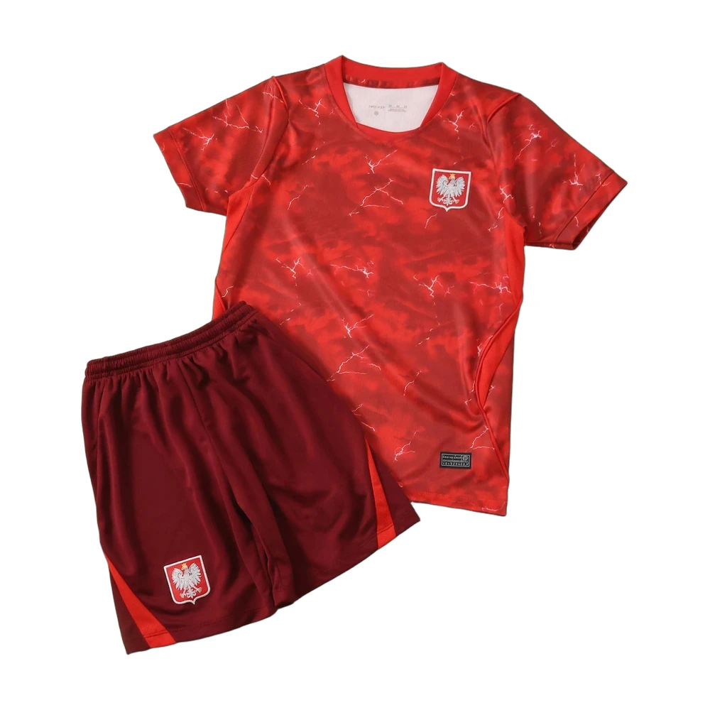 Poland 2026 Away Kids Kit Red