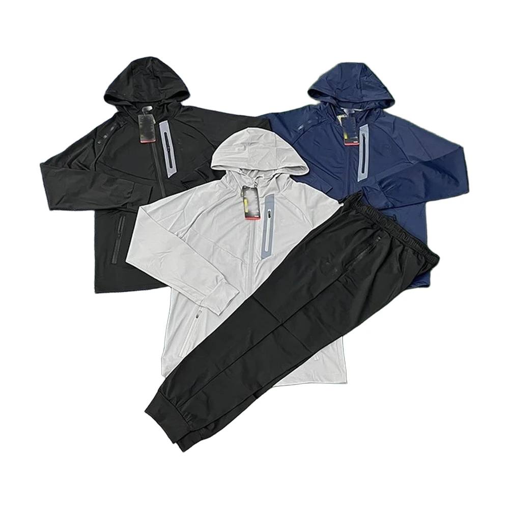 Lightweight Hooded Windbreaker Set