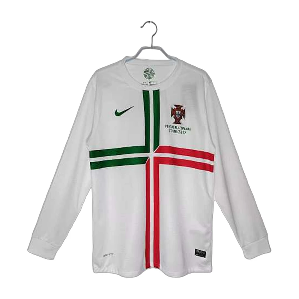 Portugal 2012 Away Long Sleeve Jersey White