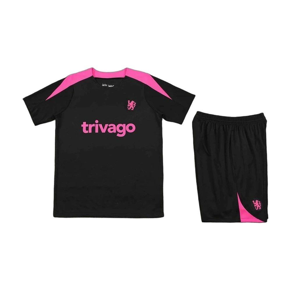 Chelsea 24/25 Training Kit (Black/Pink)