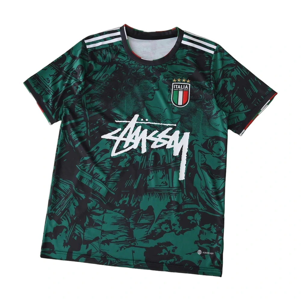 Italy x Stussy Training Jersey (Green/Black)